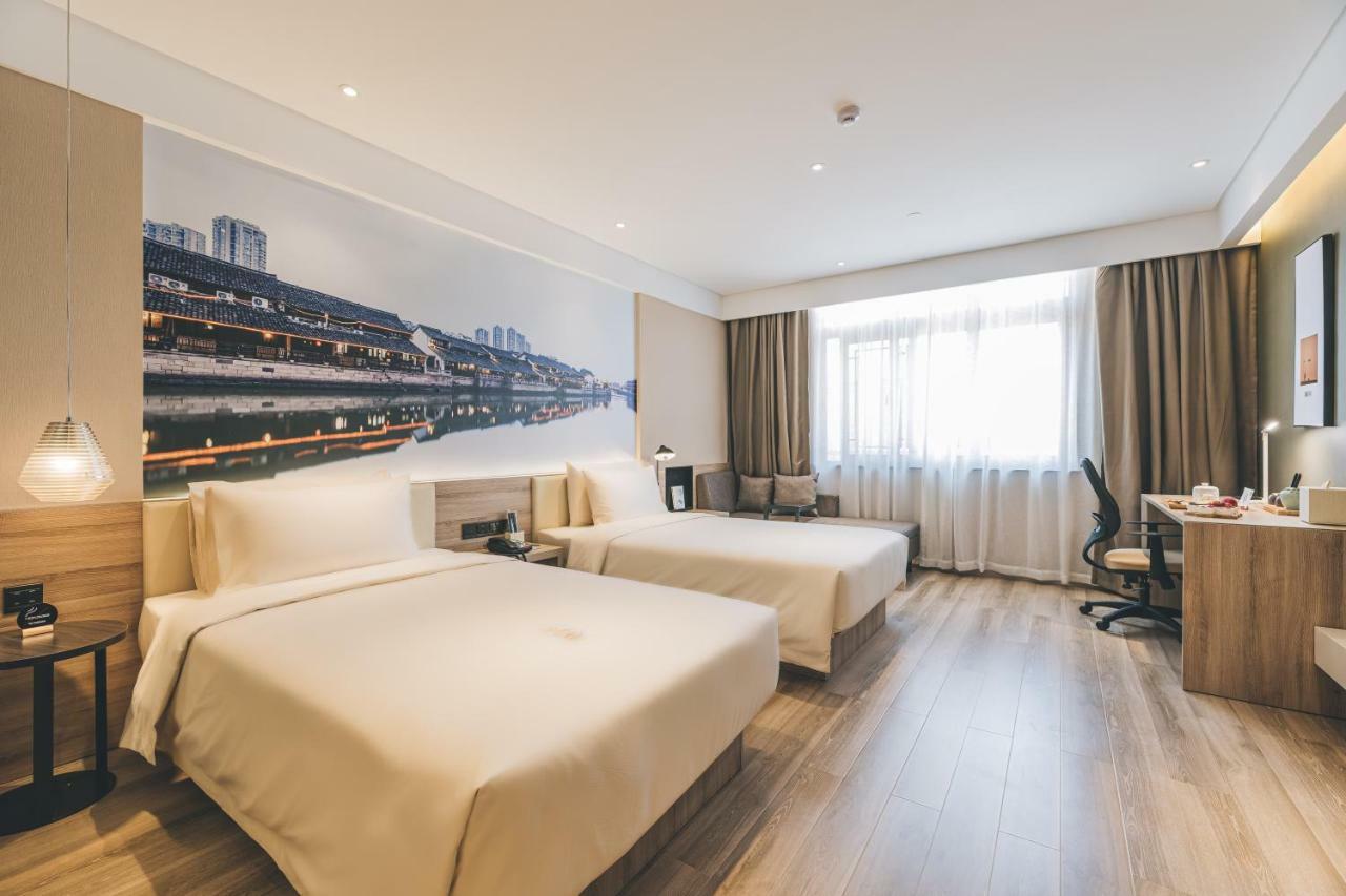 Atour Hotel Haining Leather City South Gate Exterior foto